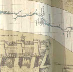 Фрагмент карты из книги Беломорско-Балтийский Канал имени Сталина. История строительства